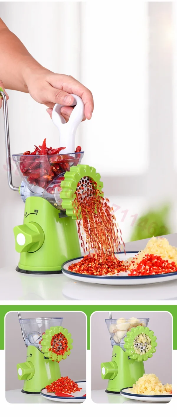 grinder high-quality multifunctional meat mincer vegetable chopper blender home kitchen cooking tools (random color) - Image 5