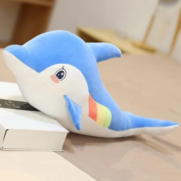 chroma the dolphin | dolphin doll aquarium animal stuff plush toy  sleeping pillow - 65cm (random color) - Image 6