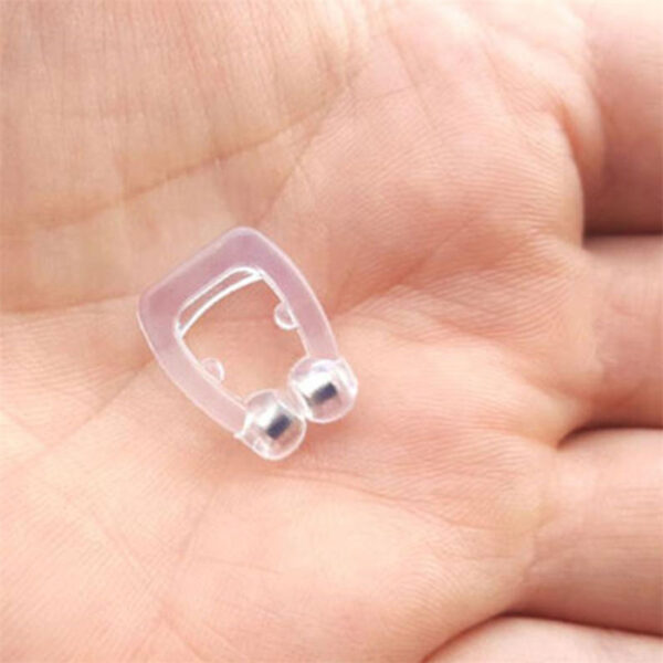 1 piece silicone magnet nose clip stop snoring anti snore device sleeping | best quality nose clip - Image 7