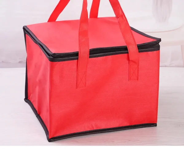 portable lunch cooler bag folding insulation picnic ice pack food thermal bag (random color) - Image 9