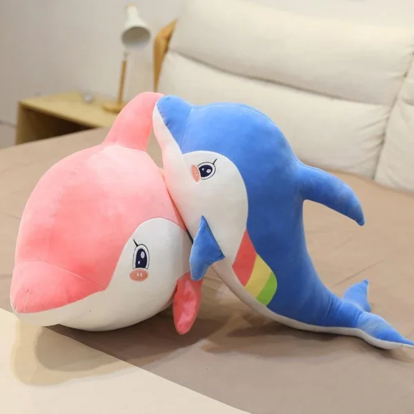chroma the dolphin | dolphin doll aquarium animal stuff plush toy  sleeping pillow - 65cm (random color)