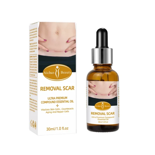 acne scar removal rejuvenation serum | scar, c section & stretch mark removal oil for women - Image 9