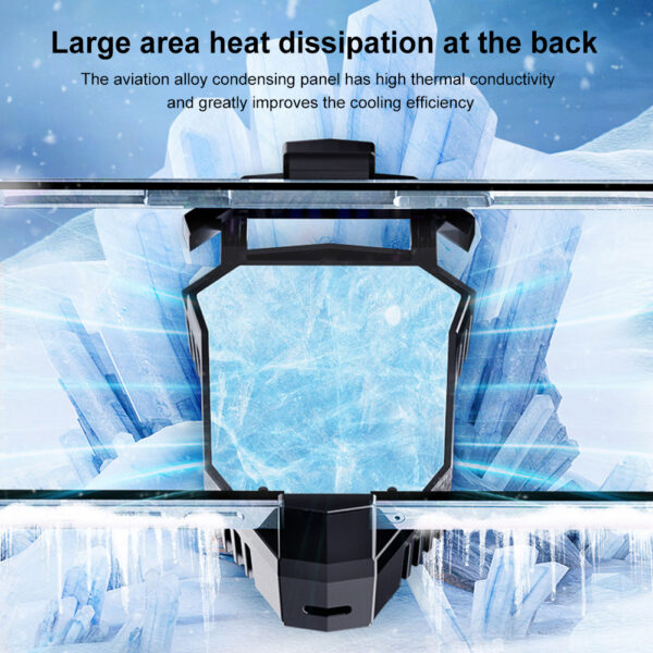 al09 portable original semiconductor mobile phone gaming cooler radiator cooling fan - Image 7