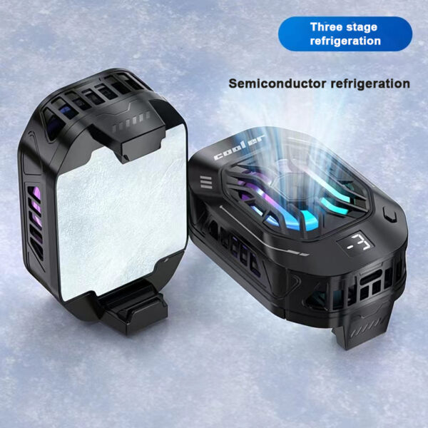 lz-f25 backclip original mobile cooler magnetic phone cooler fan with rgb lights mobile cooler for gaming