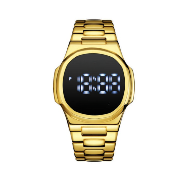 led touch screen digital watch | best quality digital touch watch | stainless steel cell operated watch - Image 11