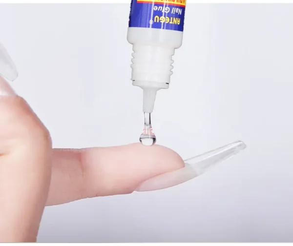 pack of 5 - nail glue for nail art and nail decoration artificial nails sticking glue - Image 5