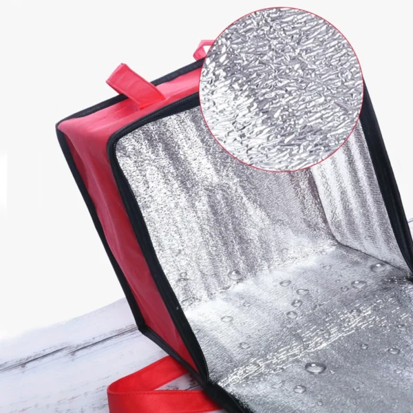 portable lunch cooler bag folding insulation picnic ice pack food thermal bag (random color) - Image 6