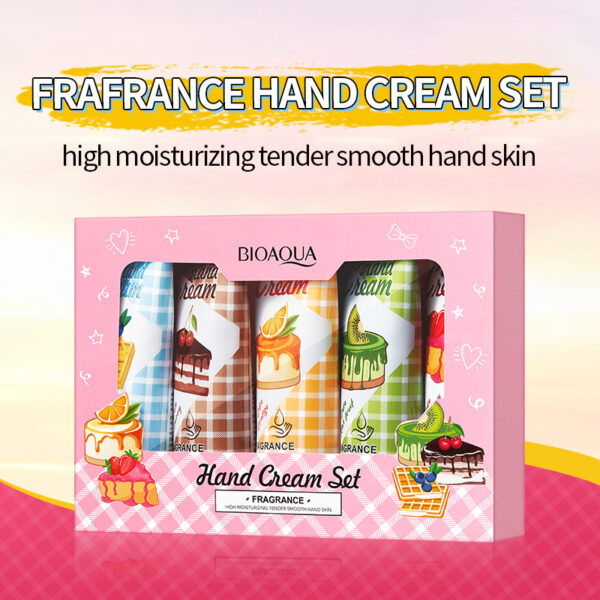 pack of 05 - bio aqua hand cream set | best quality hand cream set | cream for skin