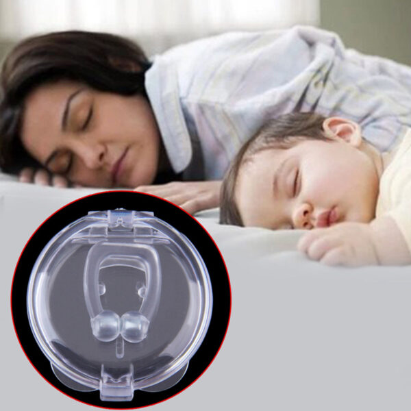 1 piece silicone magnet nose clip stop snoring anti snore device sleeping | best quality nose clip - Image 9