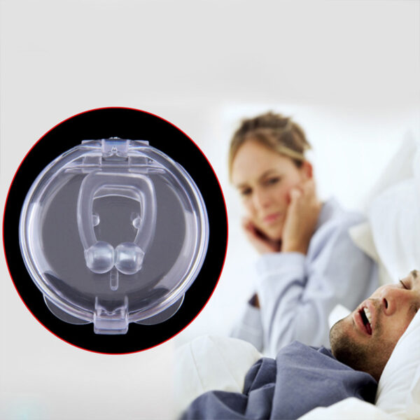 1 piece silicone magnet nose clip stop snoring anti snore device sleeping | best quality nose clip - Image 10