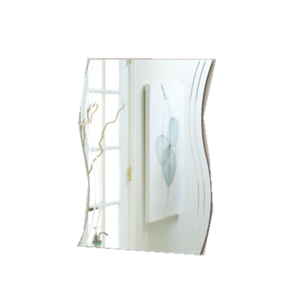 1pcs decorative wave shaped mirror /wavy mirror, long wave mirrors for home decors