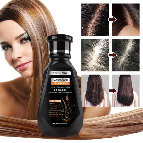 biotin cold pressed dht blocker shampoo - Image 5