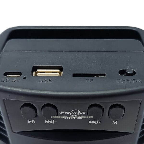 gts-1360 wireless speaker bluetooth rechargeable speaker portable wireless mini 3 inch mini bt speaker - Image 8