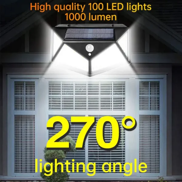 solar interaction light | solar charging led induction motion sensor wall lamp for outdoor garden courtyard bk-100 - Image 7