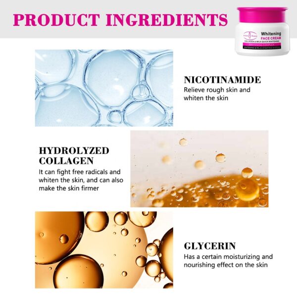 aichun beauty moisturizing natural bright skin care whitening cream  | best cream for all types of skin | 80ml - Image 7