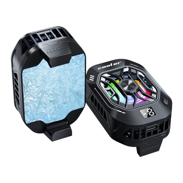 lz-f25 backclip original mobile cooler magnetic phone cooler fan with rgb lights mobile cooler for gaming - Image 4