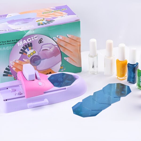 diy nail art magic machine | nail art diy printing machine - Image 4