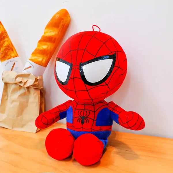 the avengers series soft spiderman and his amazing friends stuffed dolls for superhero fans -25 cm  (random doll) - Image 5