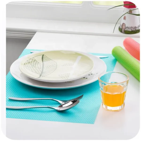 refrigerator liners mats washable, refrigerator mats for shelves, cover pads for freezer glass shelf cupboard cabinet drawer (random color) - Image 4