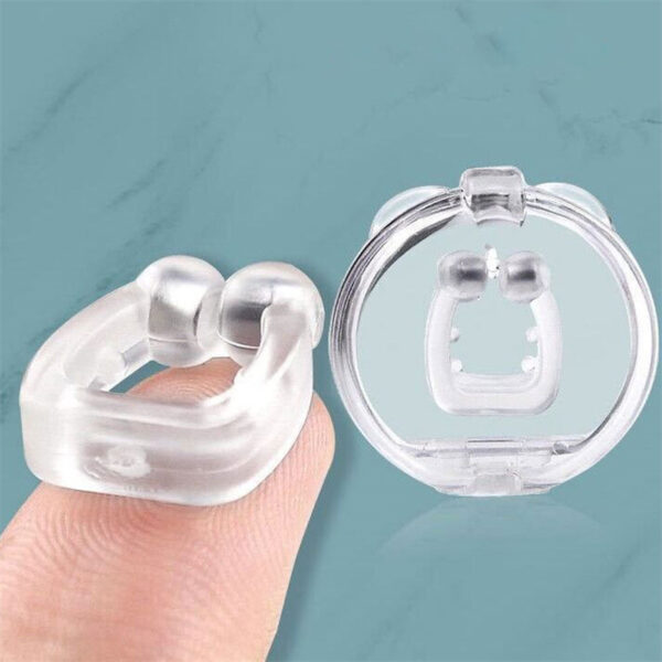 1 piece silicone magnet nose clip stop snoring anti snore device sleeping | best quality nose clip - Image 8