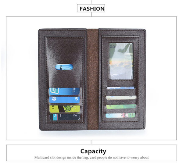 jeep buluo brand wallet clutch carteira masculina men leather men wallets business brand card holder purse | men's wallet - Image 5