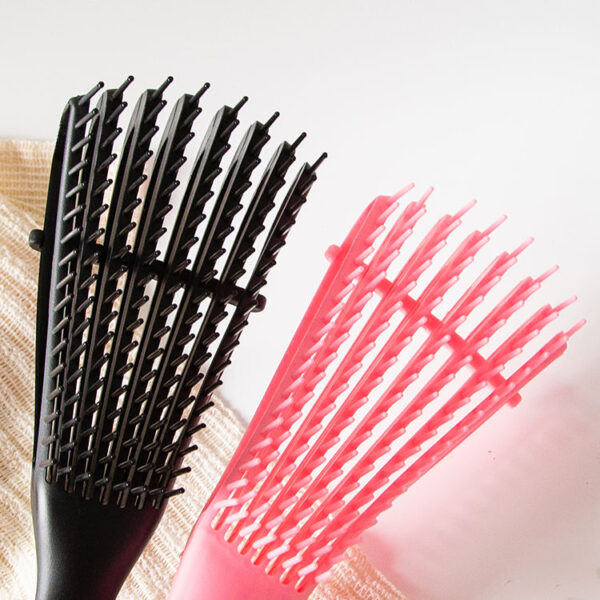 hair brush scalp massage hair comb detangling brush for curly hair brush wet curly hairbrush women(random color) - Image 8