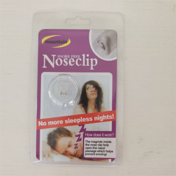 1 piece silicone magnet nose clip stop snoring anti snore device sleeping | best quality nose clip - Image 5