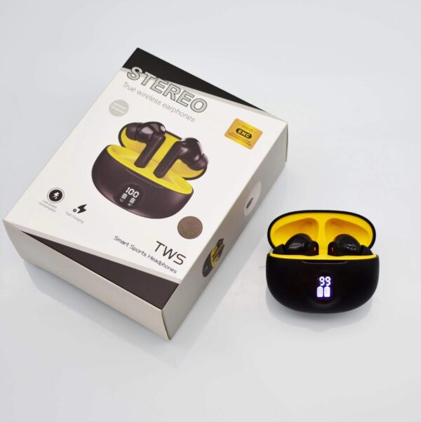 m04 tws wireless bluetooth earbuds | mic in-ear headphones with led display |immersive sound | type c fast charging | bluetooth 5.3 for android/iphone (random color) - Image 4