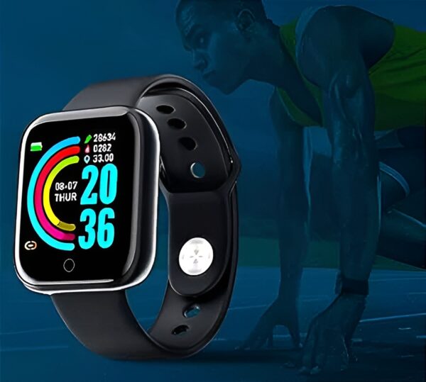 lh 726 - smart bluetooth touch screen watch for men & women - metal body (random color) - Image 12