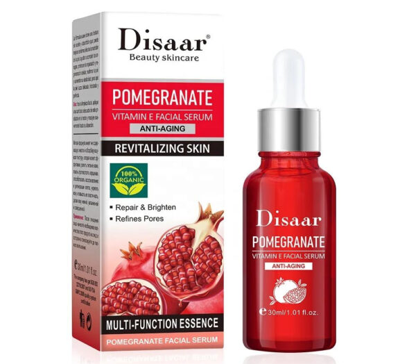 disaar pomegranate vitamin e facial serum boost your skin's radiance (30ml)