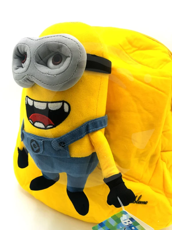 mini cartoon plush soft toy with bags for kids (random design) - Image 8