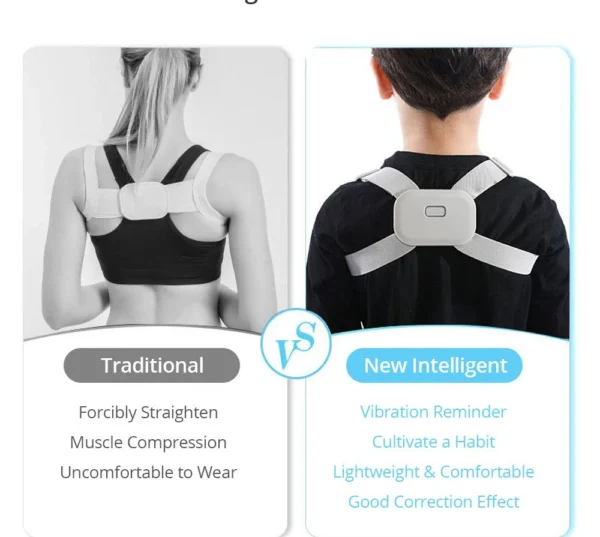 smart posture corrector belt with intelligent detection vibration reminder sensor - Image 8
