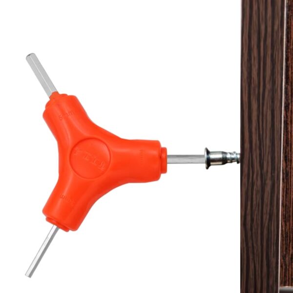 3 in 1 l key set 3-way triangular allen key repair tools for bicycles bike and home - Image 2