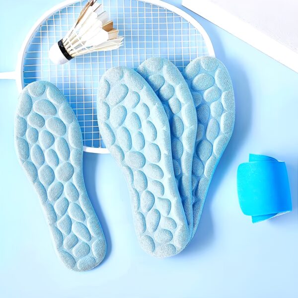 1pair of memory foam insoles for pebbles sole breathable cushion sport running insoles for feet orthopedic insoles | for shoes women men flat feet arch support - Image 6