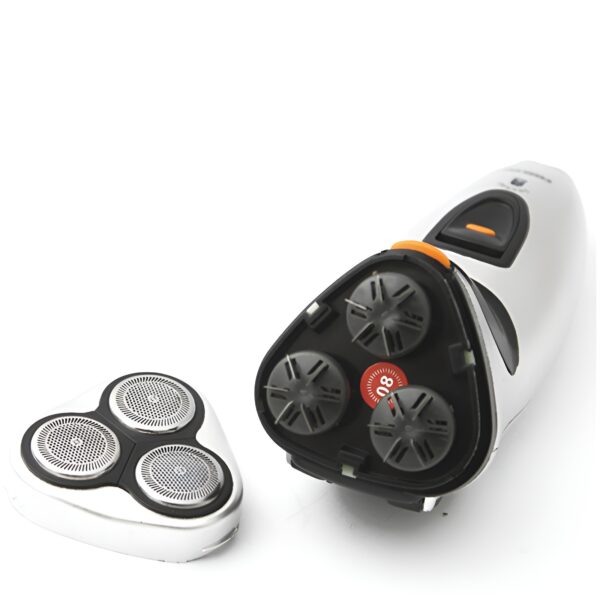 zowael rscx-5800 3 in 1 shaver set | portable shaver, trimmer, groomer chargeble 3 blades shaver with nose and ear trimmer - Image 6