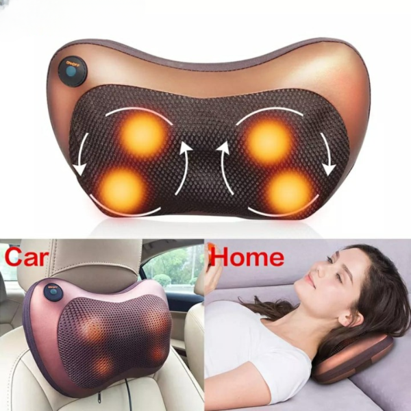 (pack of 2 )car pillow head massage relax vibrator electric +  ems butterfly neck massager