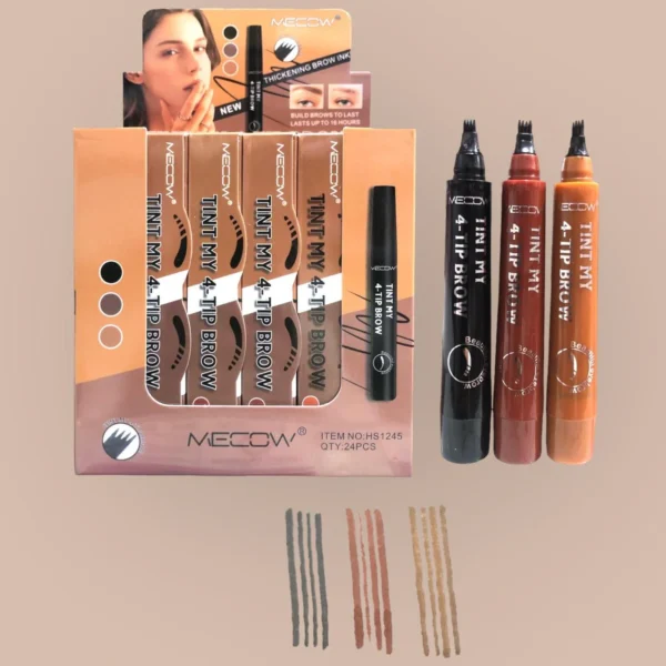 mecow liquid eyebrow pencil  24 hours waterproof liquid eyebrow pen - Image 7