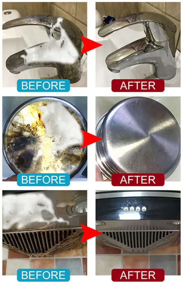kitchen bubble grease cleaner 250ml | dirt grease dust cleaner for car, kitchen, home - Image 4