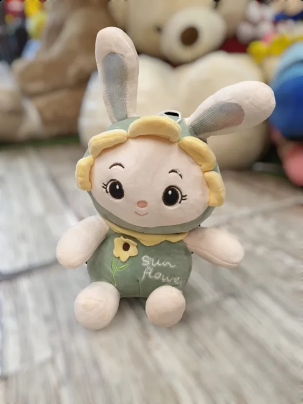doll sunflower stuff toy | creative rabbit doll plush toy - 25cm - Image 3