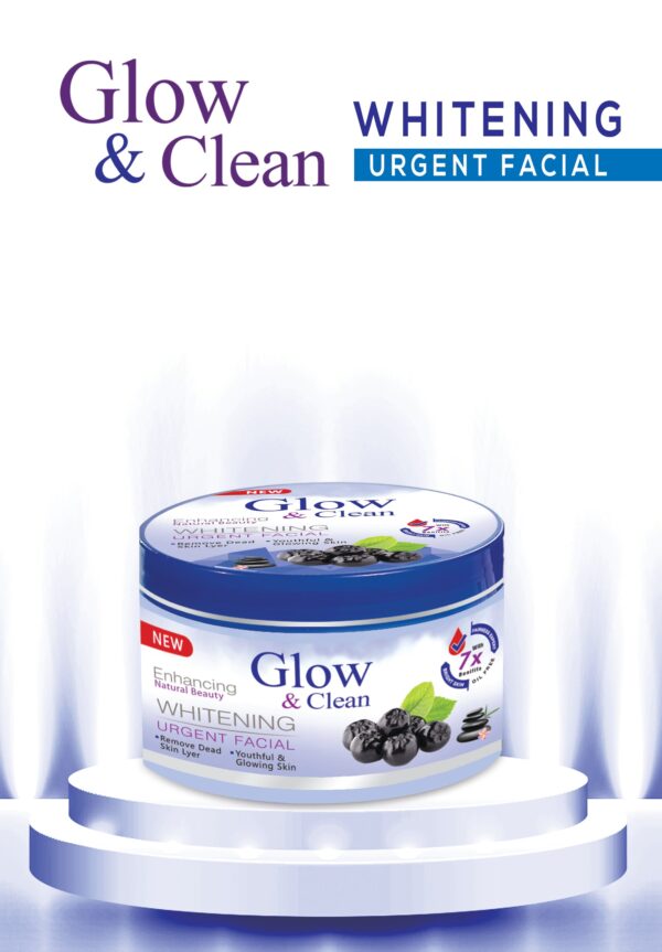 glow & clean whitening urgent facial (jar) deeply cleanse your skin - Image 7