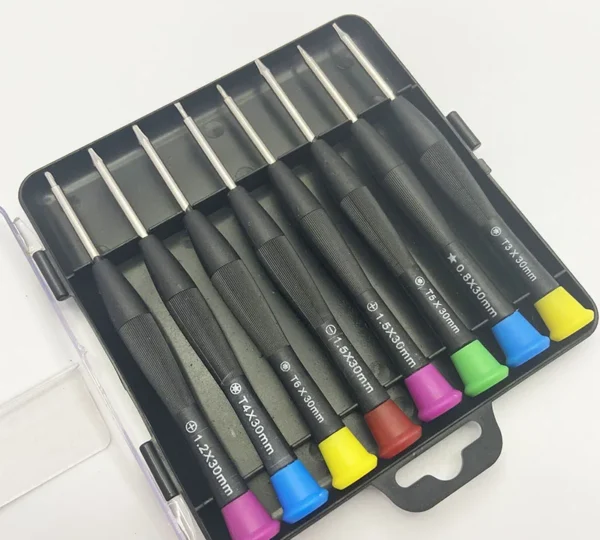 8 in 1 screwdriver set for mobile laptops and tablets repairing sh-6308a  (random color)
