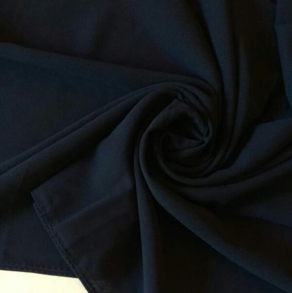 black chiffon  staller  burkha hijab with stone work (random stone work ) - Image 2