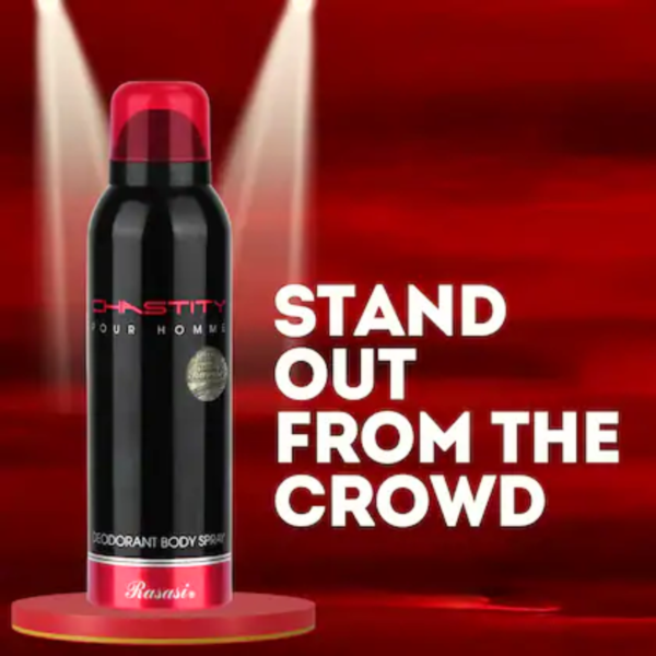 rasasi chastity pour men body spray 200 ml | best fragrance body spray for men ( original ) - Image 3