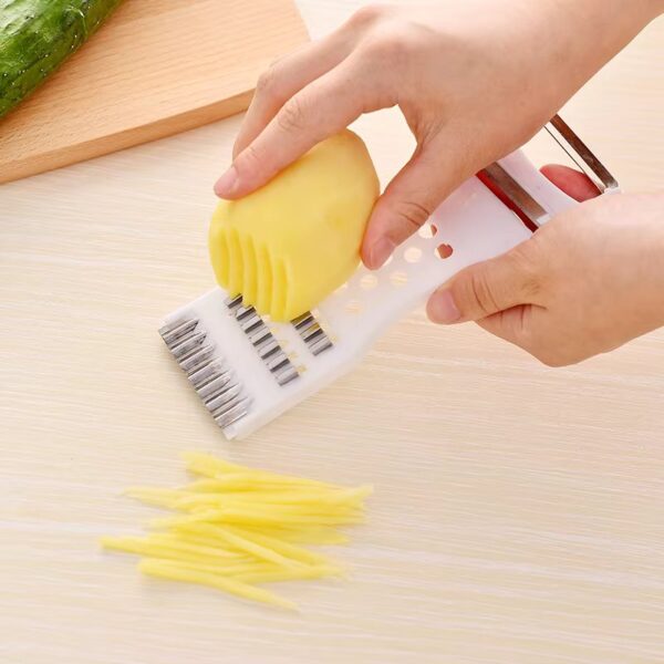 multifunctional fruit vegetables peeler grater shredder cutter - pack of 3 (random color) - Image 7