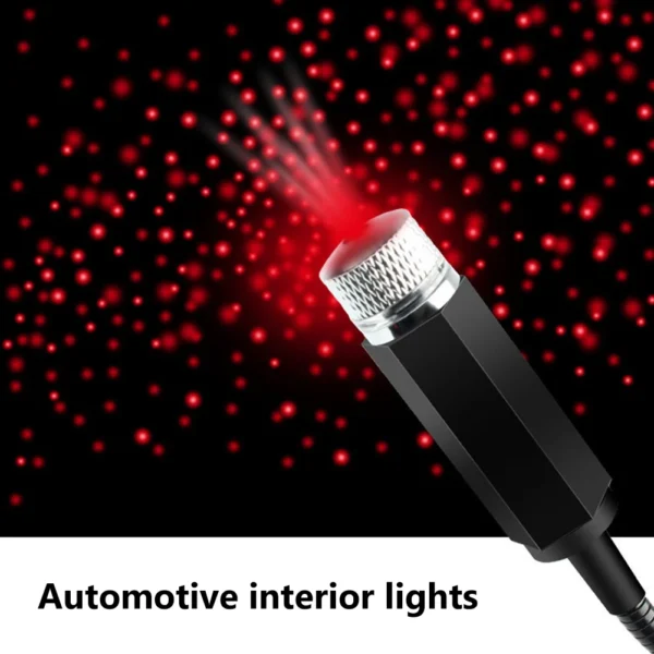 led galaxy star light | starry laser projector night light for home & car roof decoration