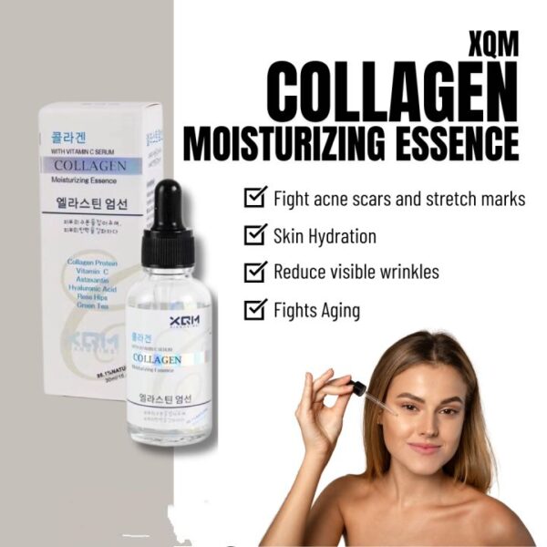 xqm collagen moisturizing face serum for face xqm intensively nourishes with vitamin c serum - Image 5