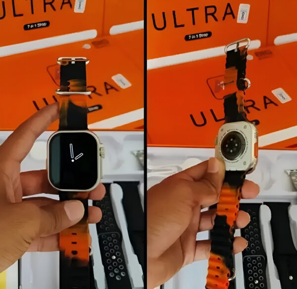 waterproof 7-in-1 ultra smart watch 2.01 with 2.1-inch full hd screen with series 8 wireless charging and 7 straps(random colors) - Image 14