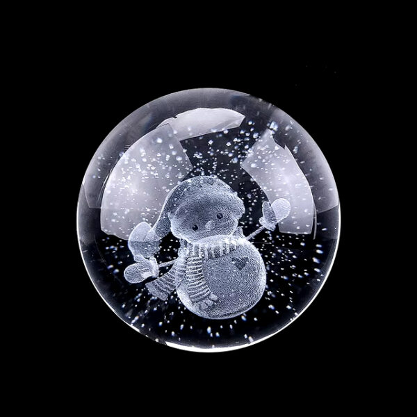 rgb glowing crystal ball night light | warm & romantic atmosphere for your home and room - Image 3