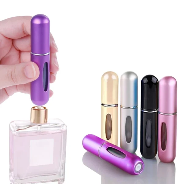 refillable mini perfume spray bottle spray atomizer (random color)
