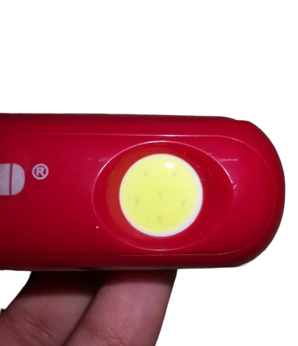 rechargeable led torch light sd-6658 mini pocket flashlight emergency torch light | best quality torch light | light for hiking & camping ( random color ) - Image 4